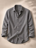Charcoal Pinstripe Shirt
